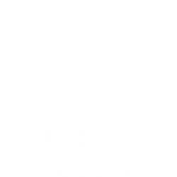 Keep calm and talk to the hand