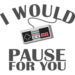 I Would Pause For You