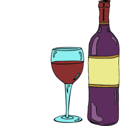 A friend with wine