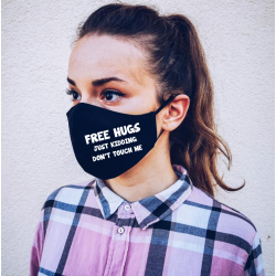 Masca personalizata "Free hugs"