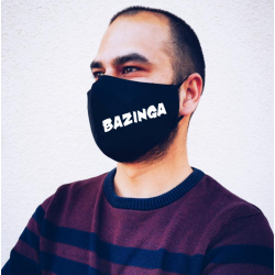 Masca personalizata "Bazinga"