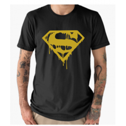 Tricou - Superman Melting Logo, XL ,negru
