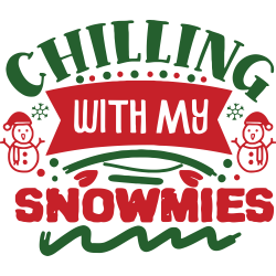 Chilling with my snowmies