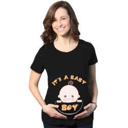 Tricou personalizat gravida - It's a baby boy