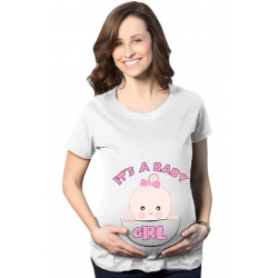 Tricou personalizat gravida - It's a baby girl