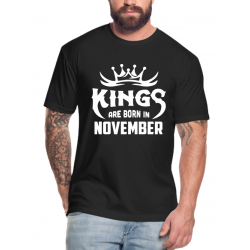 Tricou personalizat aniversare - Kings are born in november