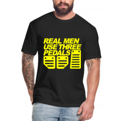 Tricou personalizat - Real men use three pedals