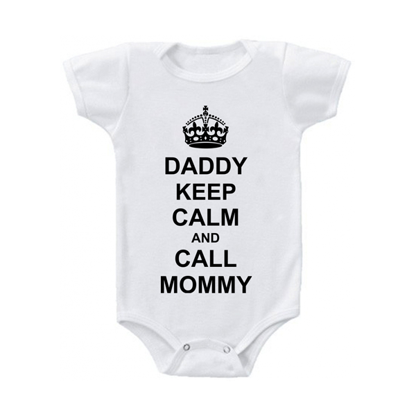 Body bebelus "Daddy keep calm and call mommy"