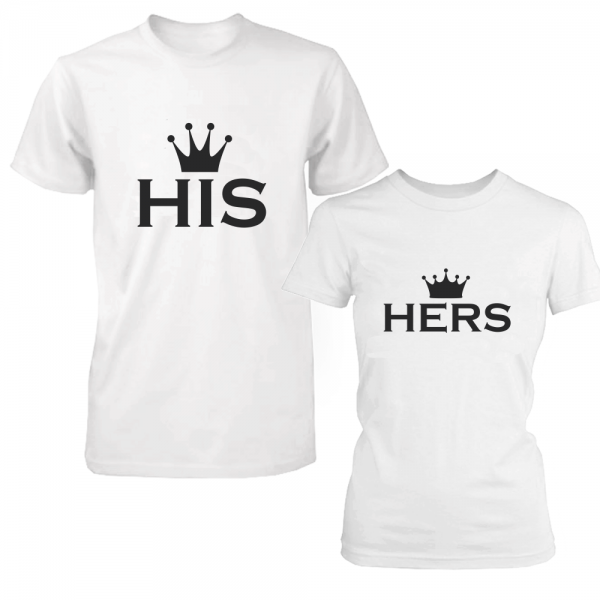 Set tricouri cupluri "His-Hers"