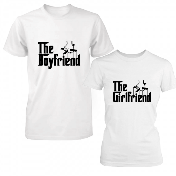 Set tricouri cupluri "The boyfriend/girlfriend"