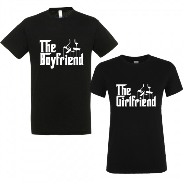 Set tricouri cupluri "The boyfriend/girlfriend"