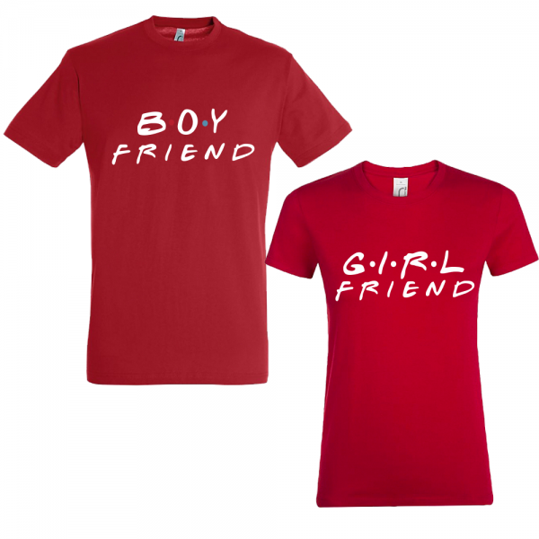 Set tricouri cupluri "Boyfriend-Girlfriend"