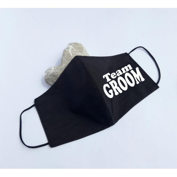 Masca personalizata "Team Groom"