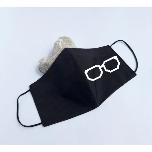 Masca personalizata "Geek glasses"