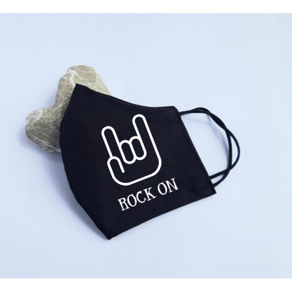Masca personalizata "Rock on"