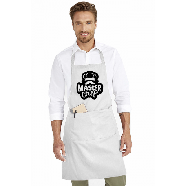 Sort de bucatarie personalizat - Mustache Master Chef