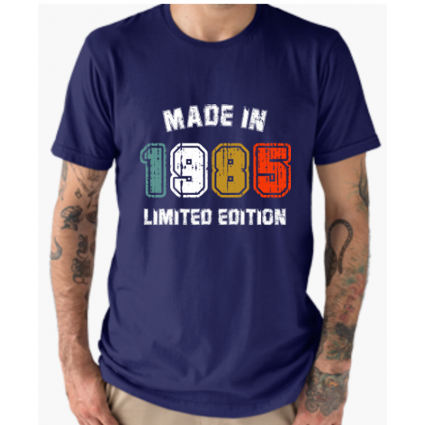 Tricou - Made In 1985 Limited Edition, L ,navy