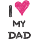 Body bebelus "I love my dad"